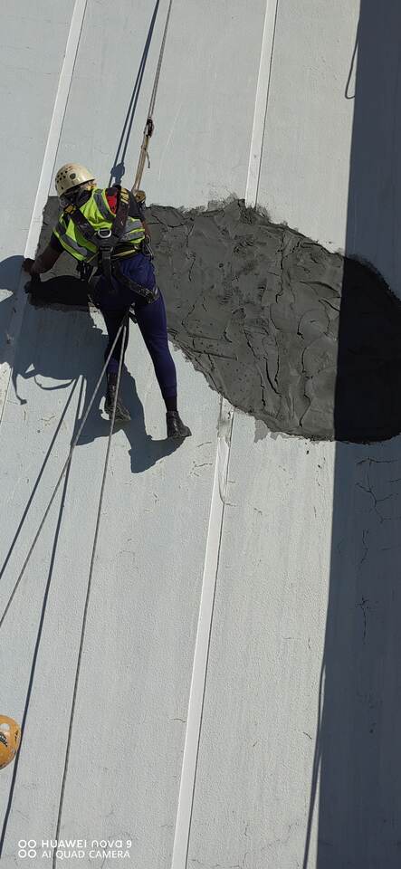 Structural patch at height