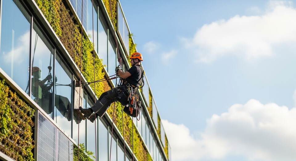 Sustainable high-rise maintenance
